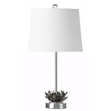 Amelia Lotus 25" Crystal LED Table Lamp - JONATHAN Y